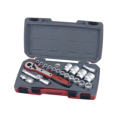 TengTools T1221-6 Doppenset 1/2 10-32mm 6-k. 21 dlg.