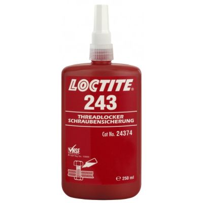 Loctite 243 schroefdraadborging - medium sterkte - 250ml