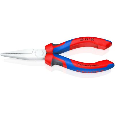 Knipex Langbektang verchroomnd platte bek 160mm