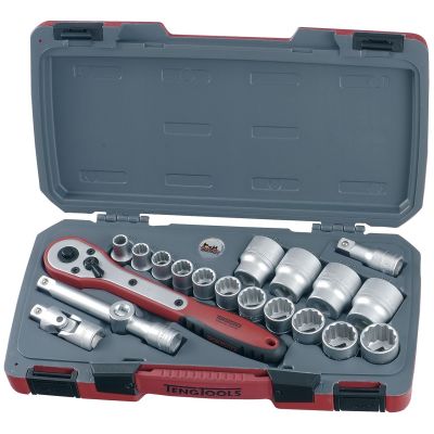 TengTools T1220AF Doppenset 1/2 AF 20dlg. 12kant