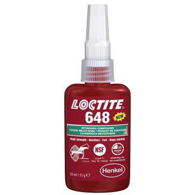 Loctite 648 high temperature retainer