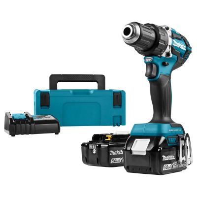 Makita Actie 18V Boor-/schroefmachine incl. 5,0 Ah accu (2 st)