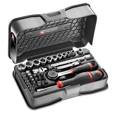 Facom Actie Doppendoos 1/4" 6-kant