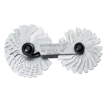 MIB Schroefdraadmeter 52 bladen spoed 0,25mm-6mm / 4-62tpi