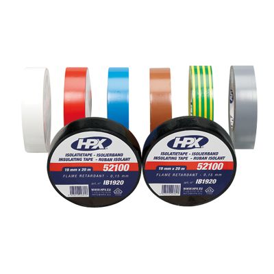 HPX Pvc-Isolatietape Mix A10Pcs 19mmx20M