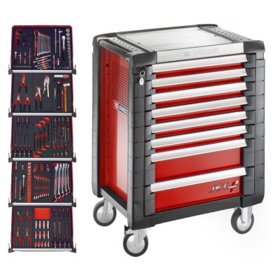 Facom JETCMM175BNL gereedschapswagen 8 laden M3, 5 gevulde laden in Foam, Rood