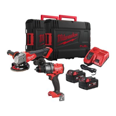 Milwaukee M18 FPP2E3-502X Powerpack M18FSAG125 + M18FPD3