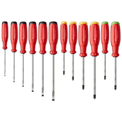 PB 12-delige schroevendraaierset Swissgrip EVO heft, actie