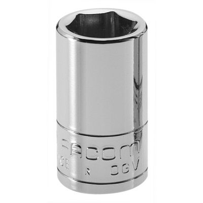 Facom Doppen 1/4" 6 Kant Metrisch