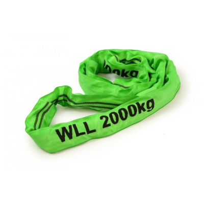 Estil rondstrop groen, 2000kg, 1,0m werklengte